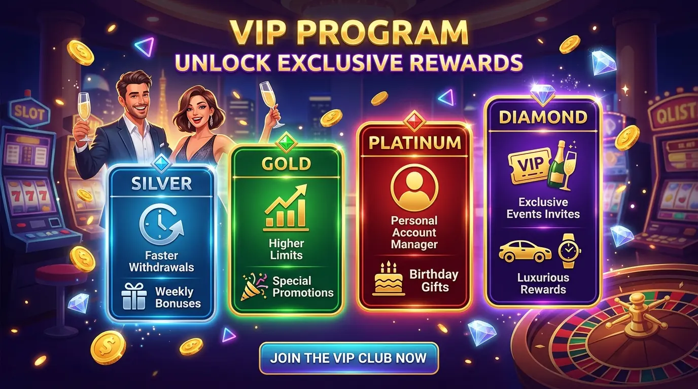 Jammy Jack casino VIP PROGRAM
